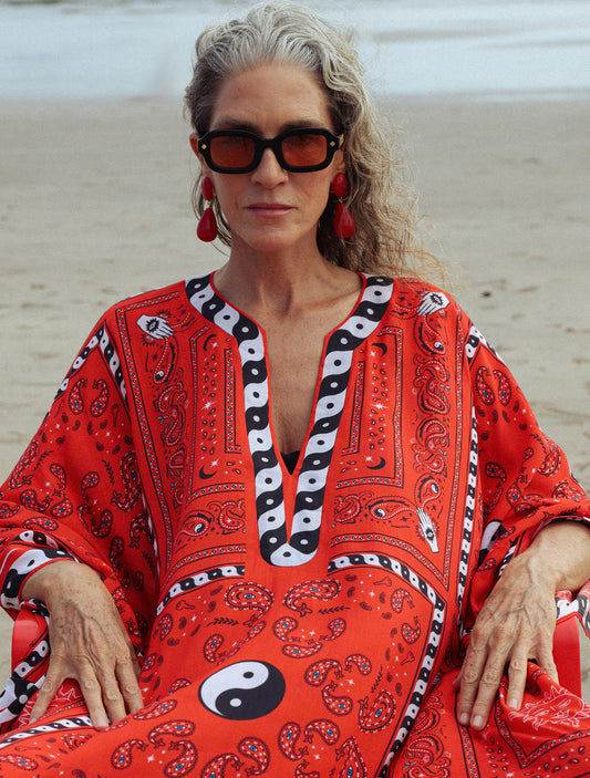 Rafi Kaftan - Red Bandana