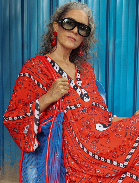 Rafi Kaftan - Red Bandana