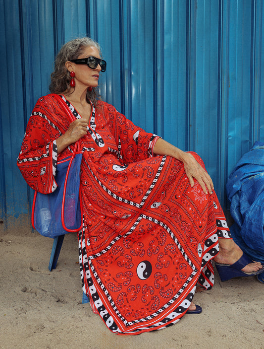 Rafi Kaftan - Red Bandana