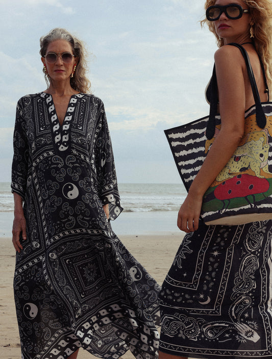 Rafi Kaftan - Black Bandana