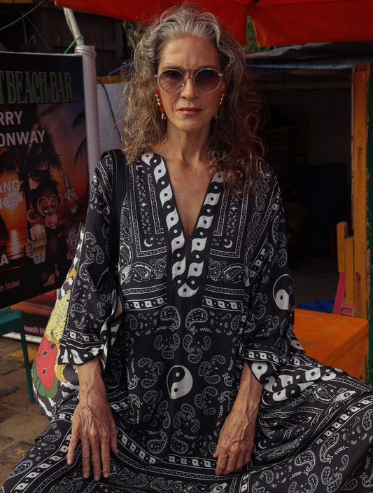 Rafi Kaftan - Black Bandana