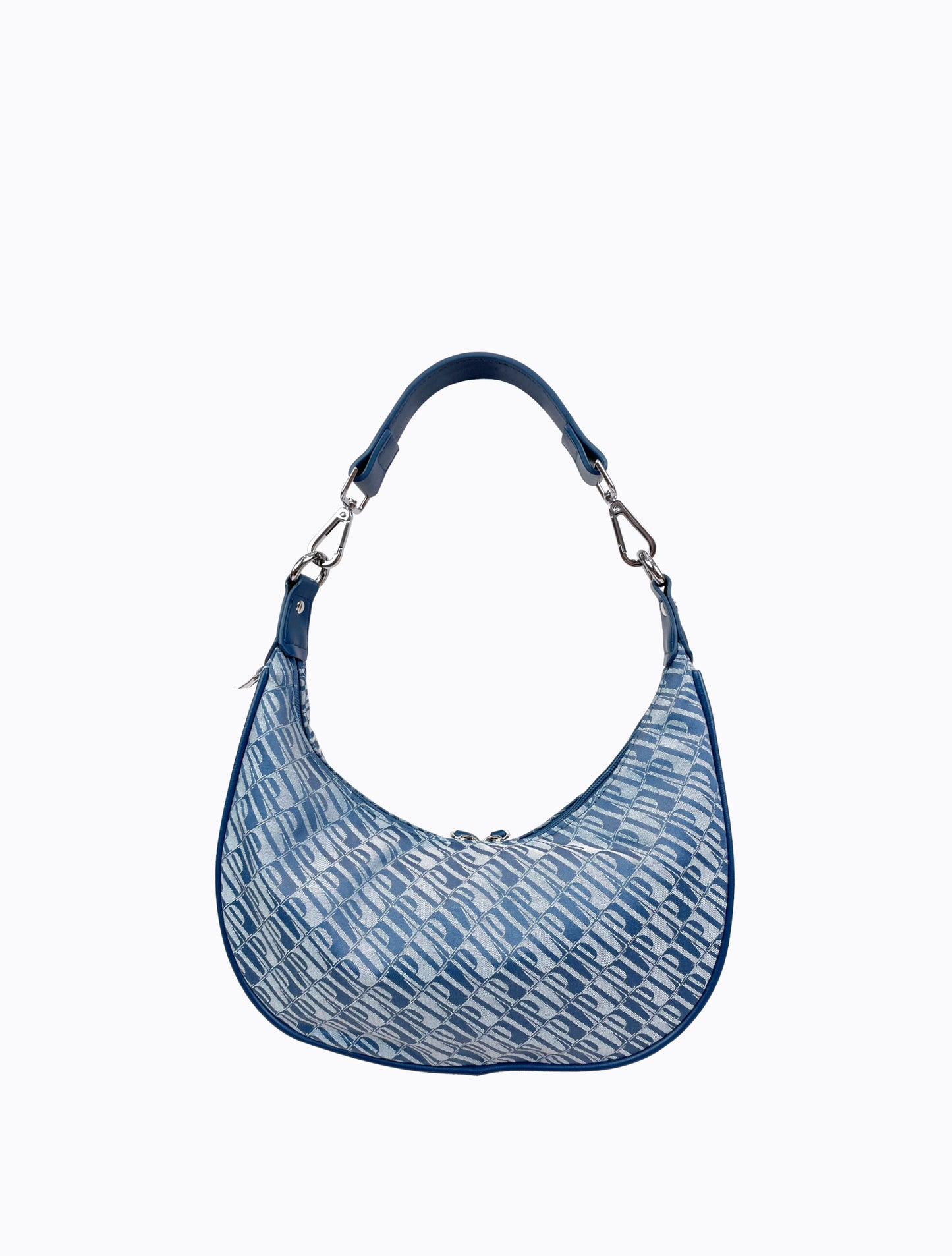 Krawsant Satchel - Blue Jacquard