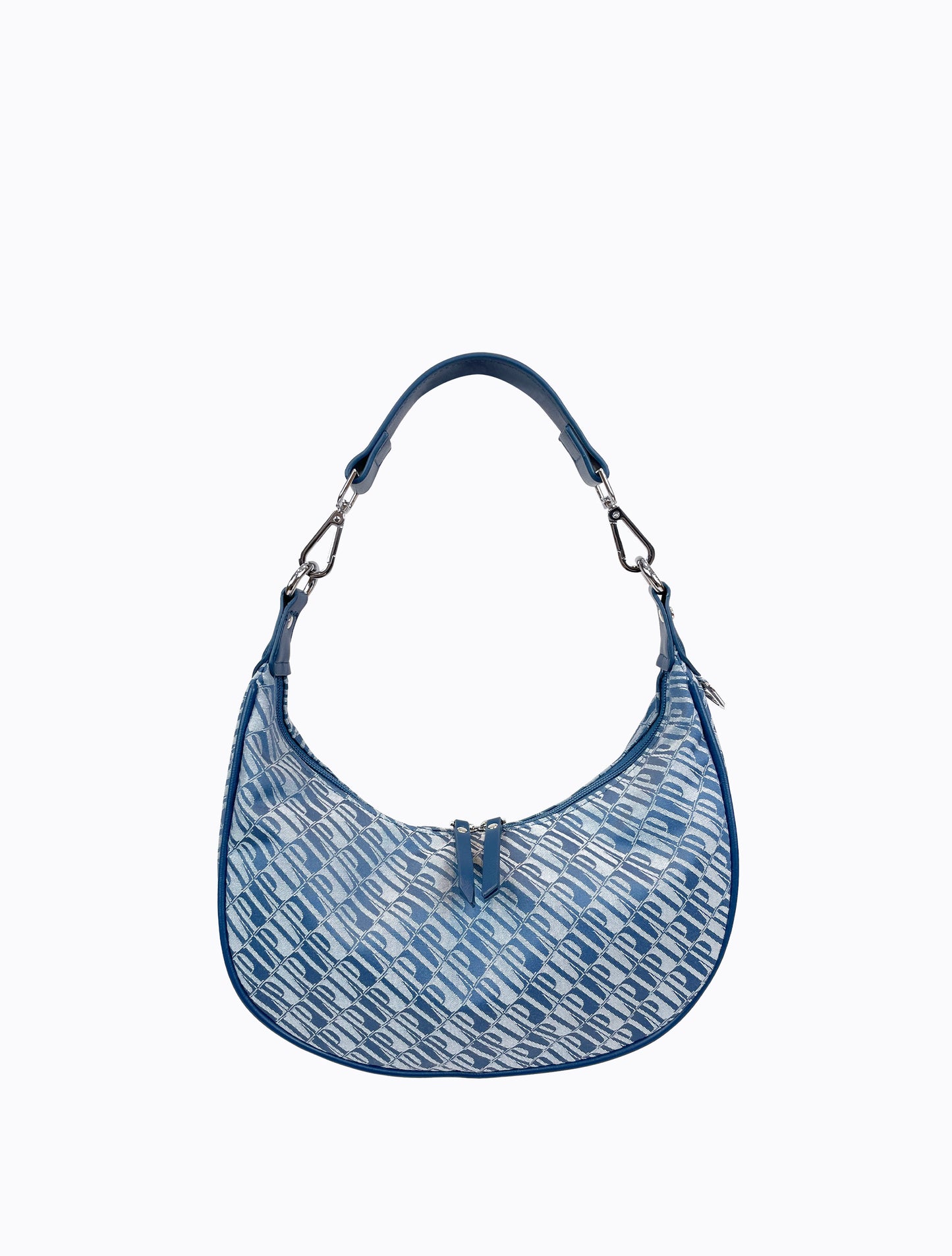 Krawsant Satchel - Blue Jacquard