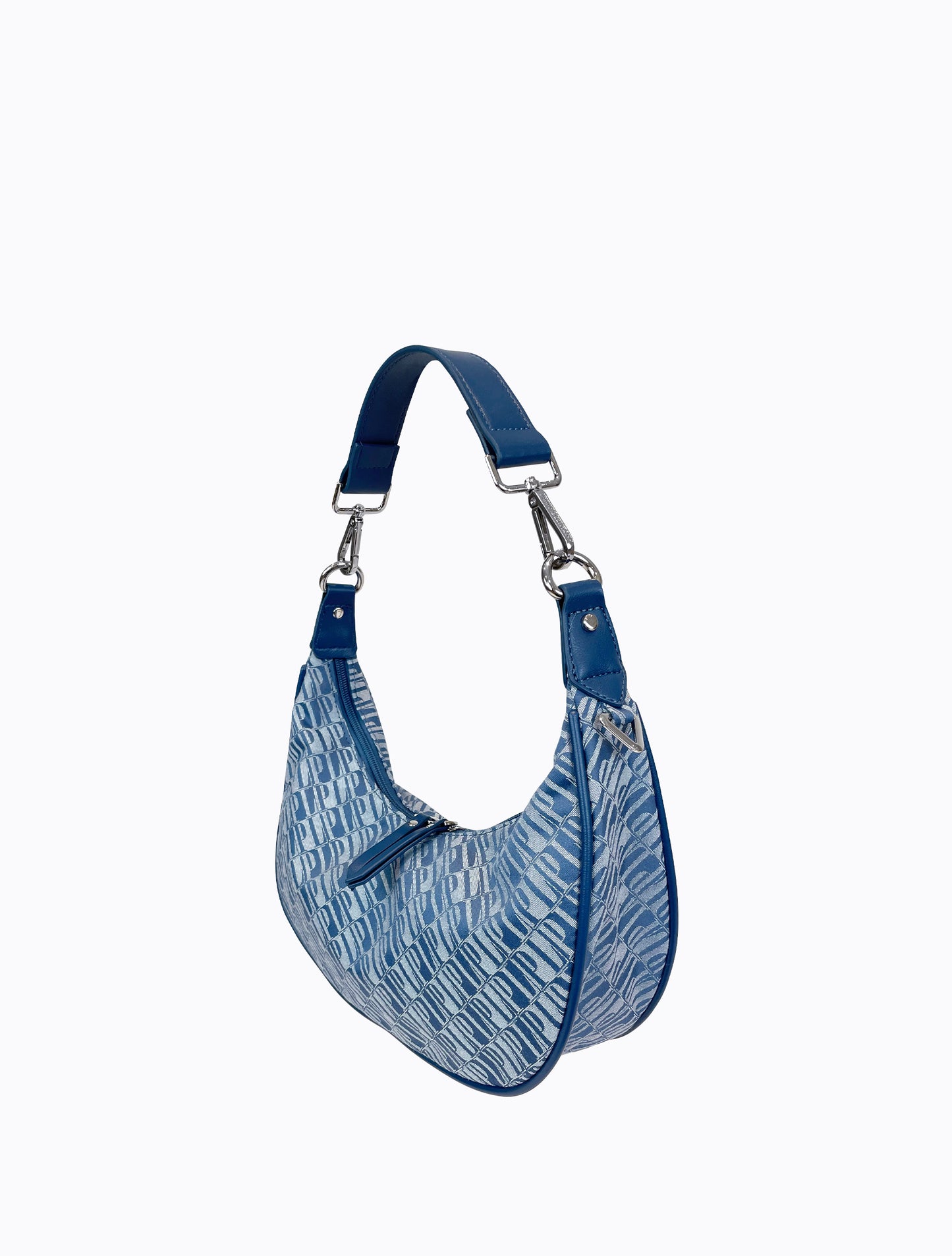 Krawsant Satchel - Blue Jacquard