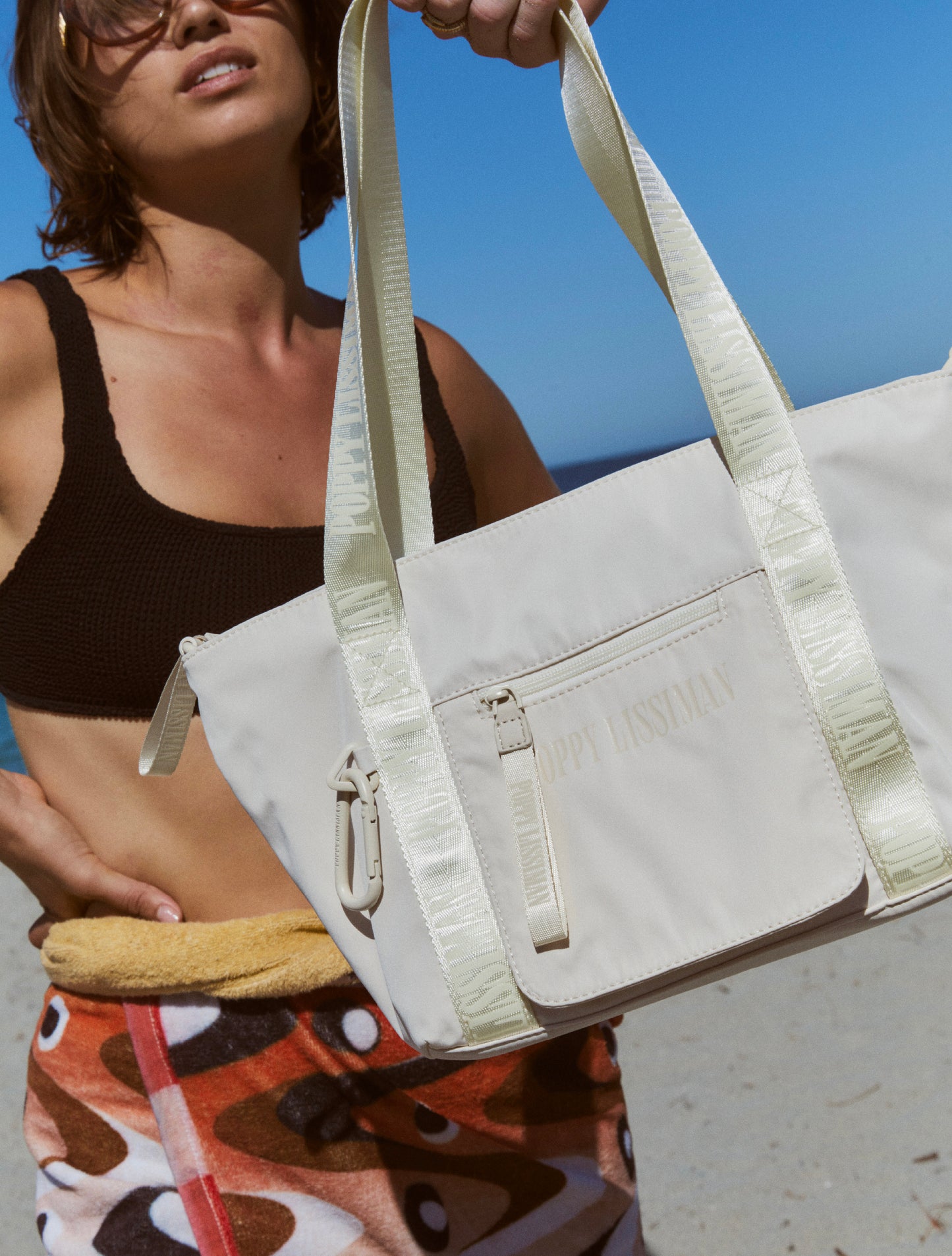 Skutty Flap Tote - Blanc