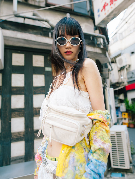 Malibu Faux Leather - Blanc