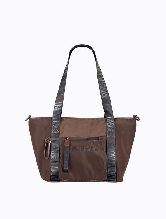 Skutty Flap Small Tote - Choc