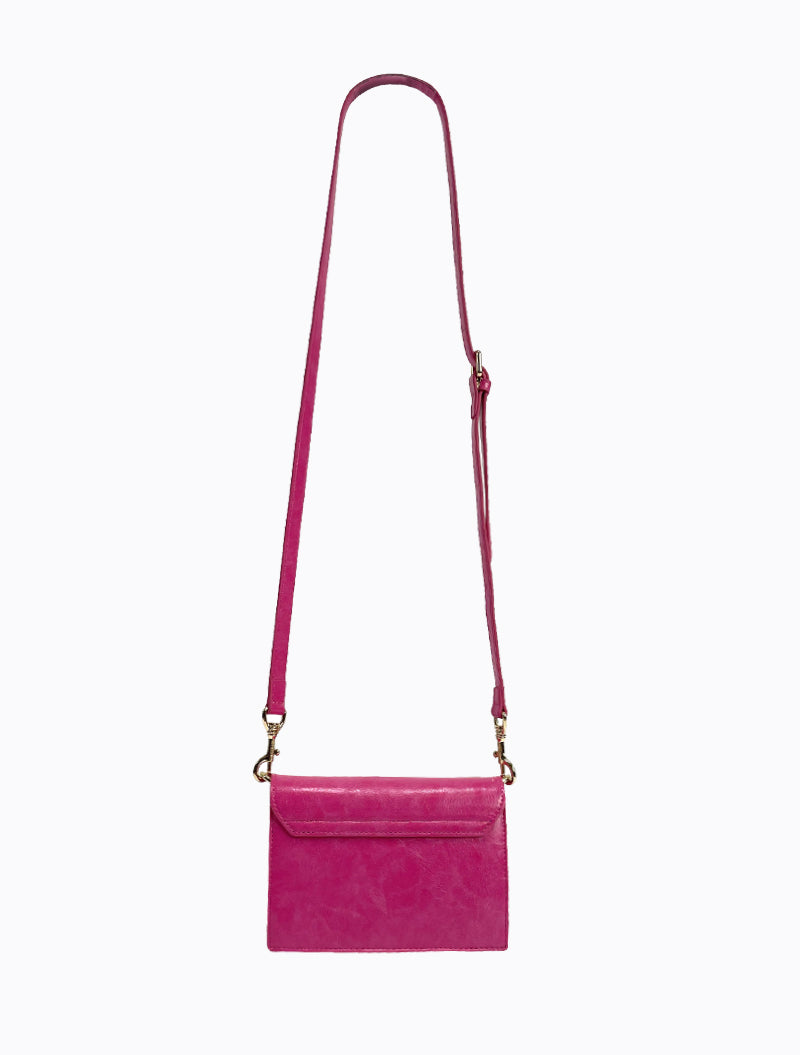 Felipe Flap Bag - Hot Pink