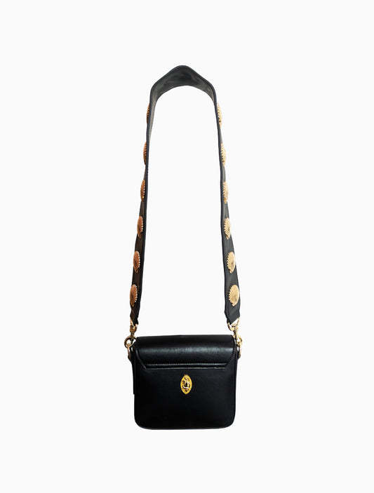 South Beach Shell Shoulder Bag - Black