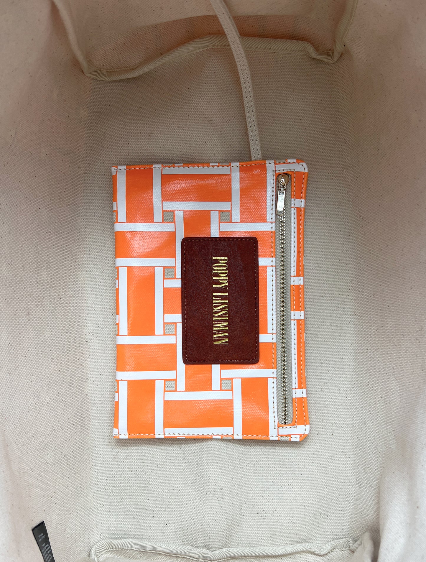 Polanco Tote - Orange Weave