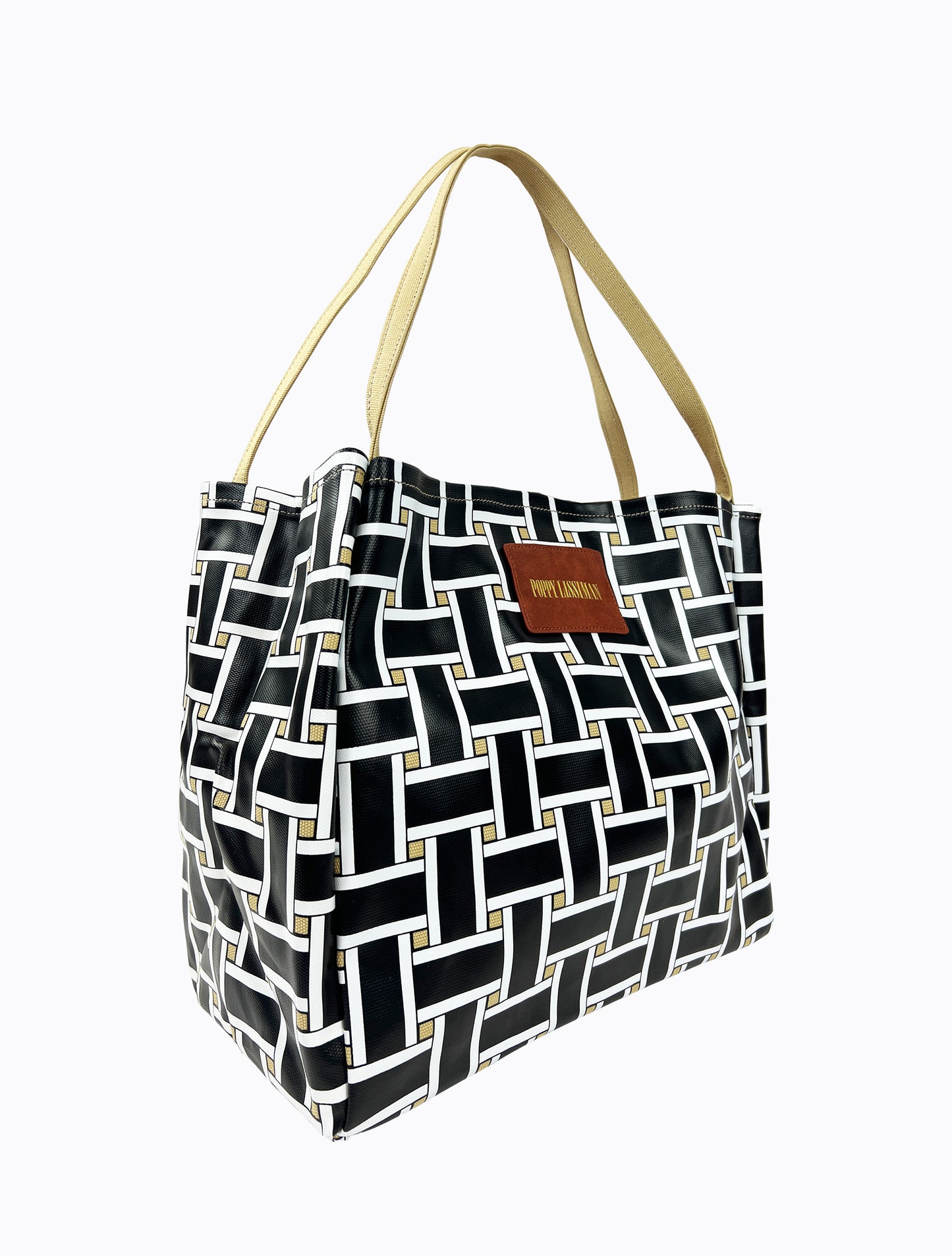 Polanco Tote - Black Weave