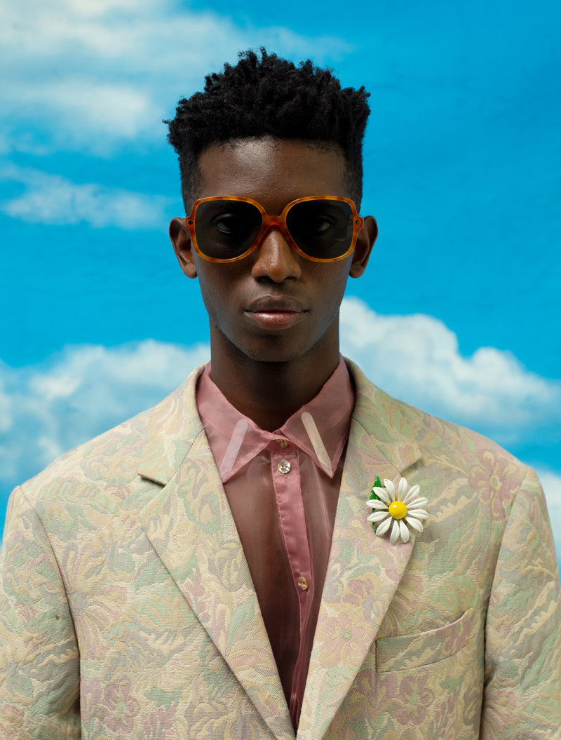 Saskia - Orange Torti/Teal