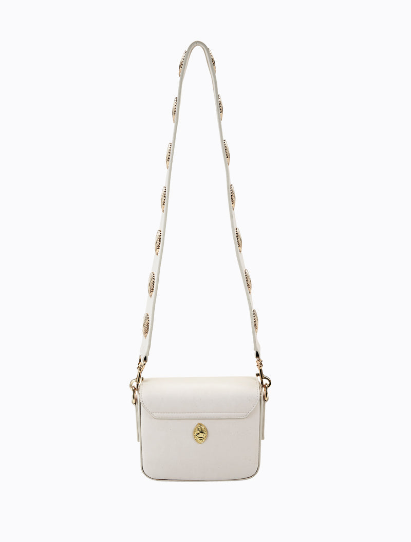 South Beach Shell Shoulder Bag - Blanc