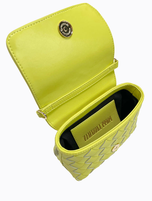 Harlequin Bag - Chartreuse