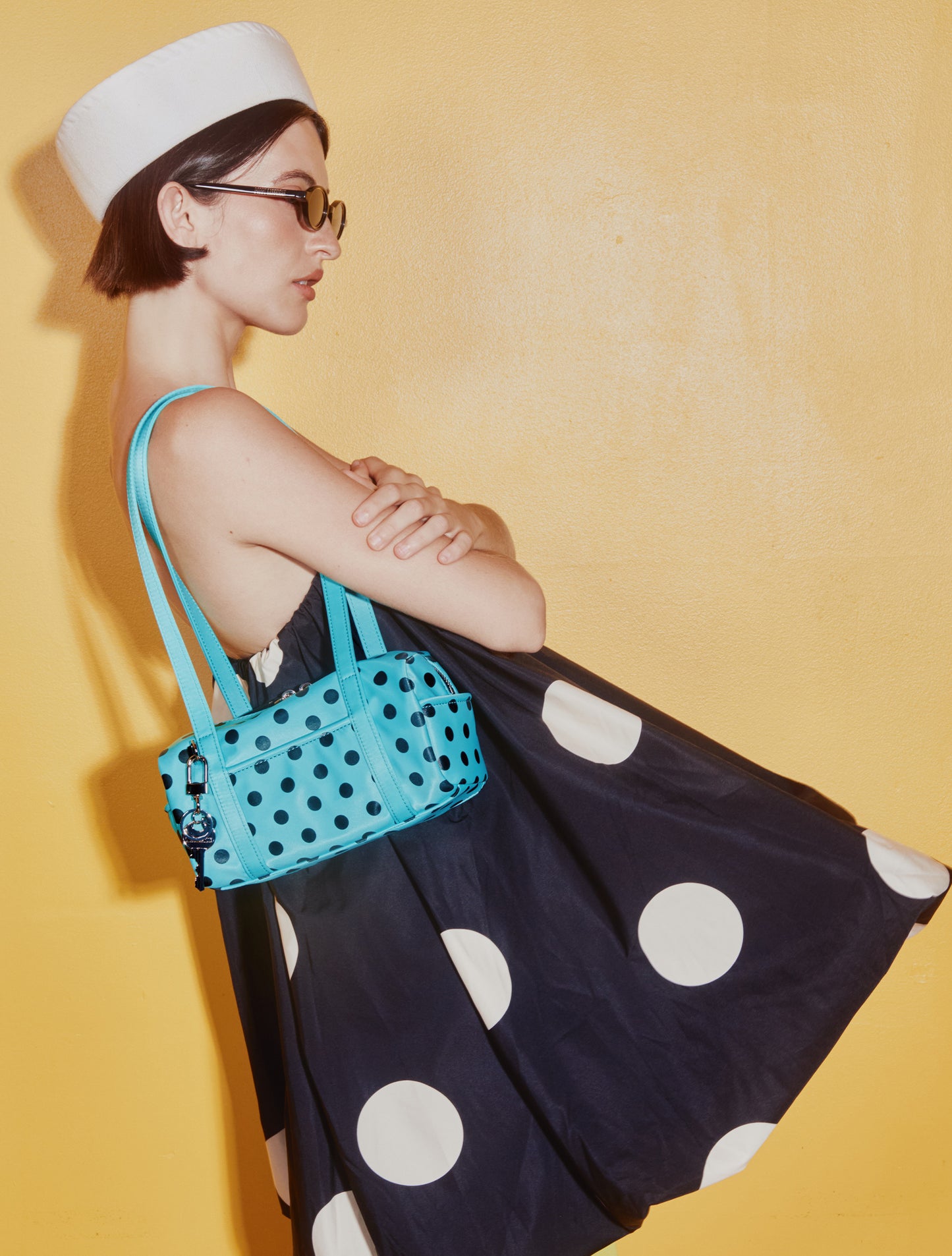Binkie Duffle Mini - Turquoise Spot