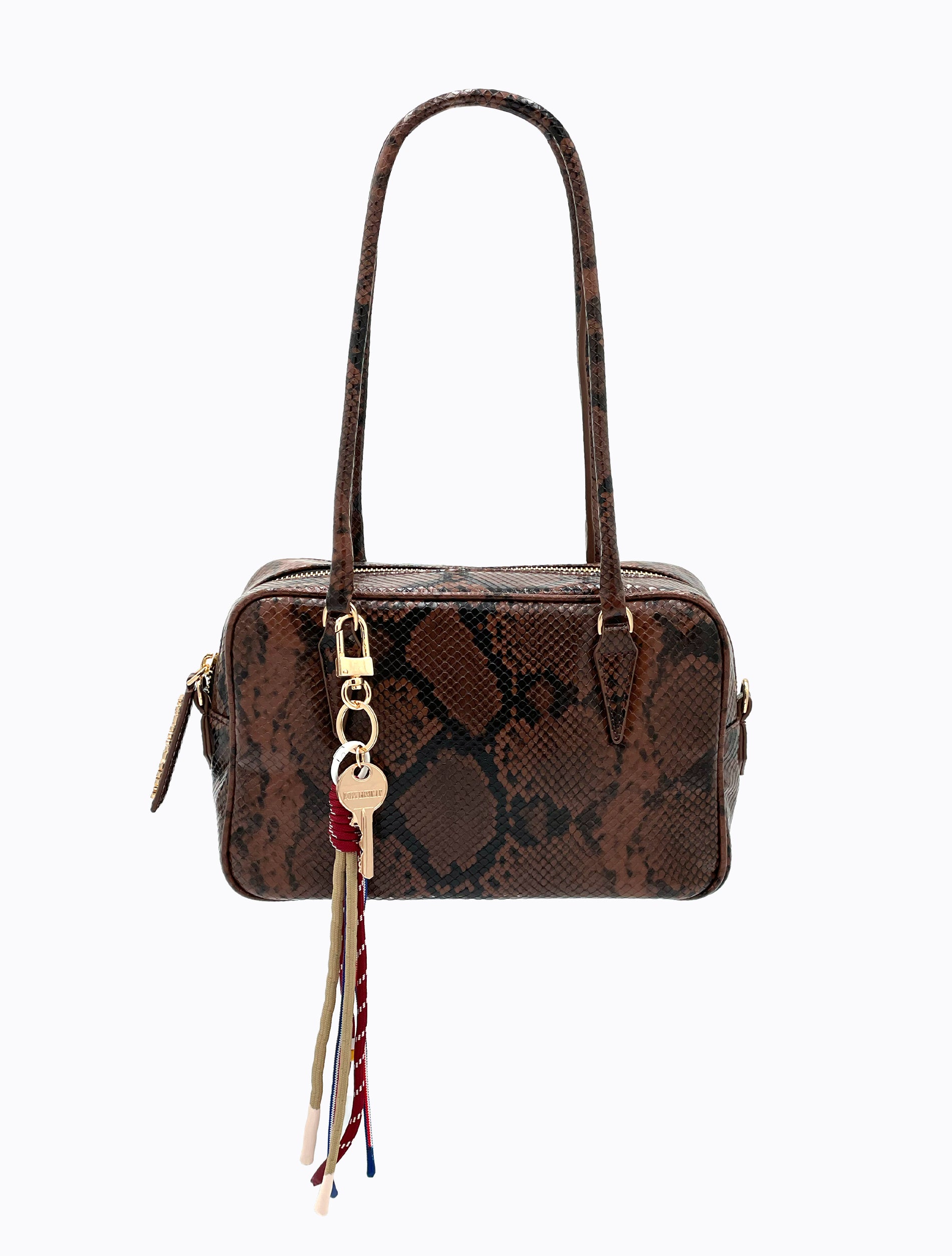 Le Tid Mini Trunk Bag - Tan