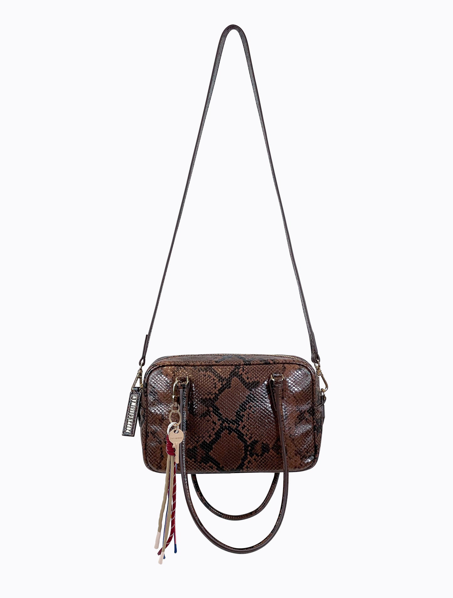 Le Tid Mini Trunk Bag - Tan