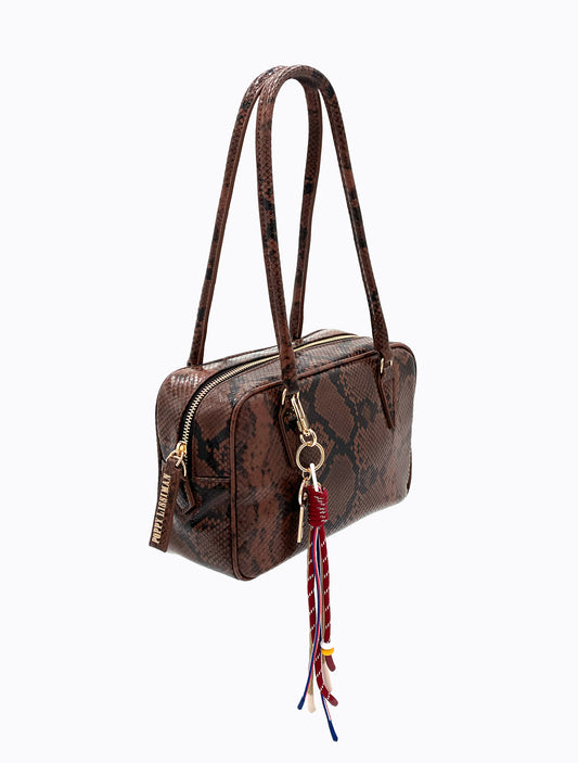 Le Tid Mini Trunk Bag - Tan