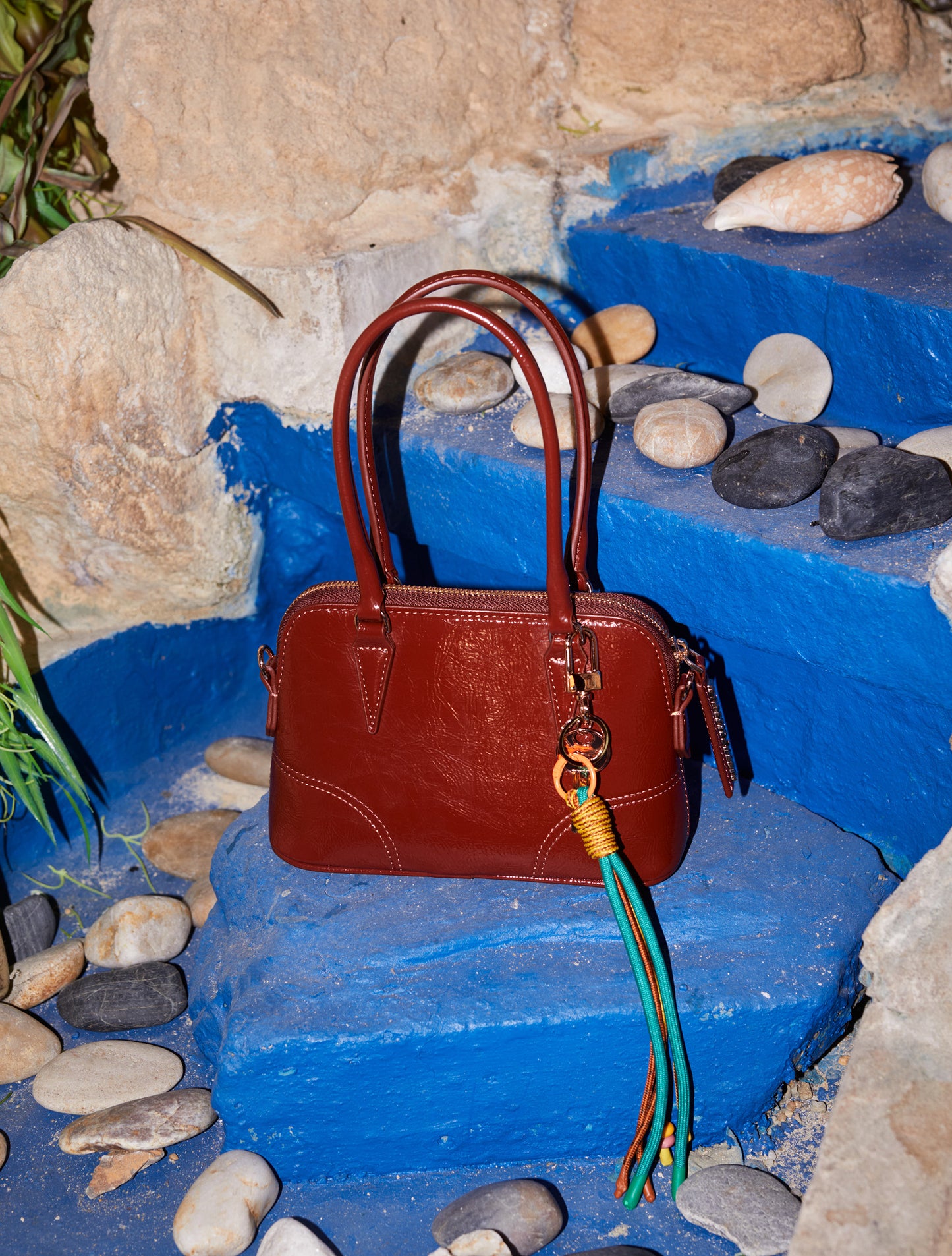 Fellini Bag - Desert Patent