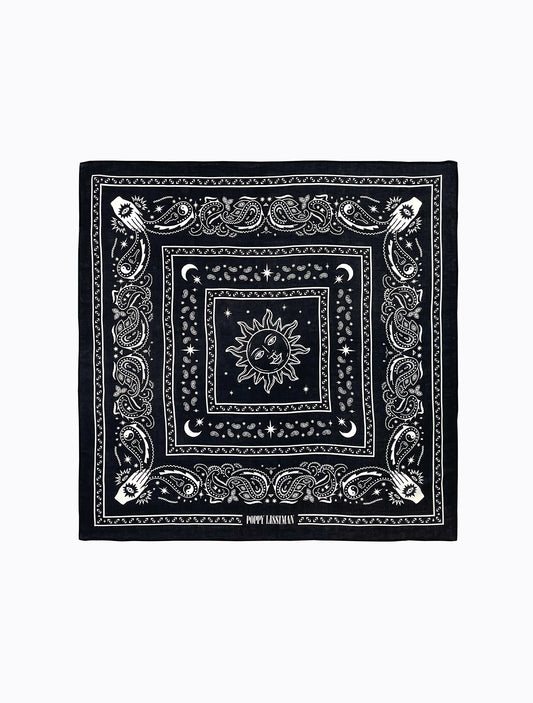 Black Bandana Scarf