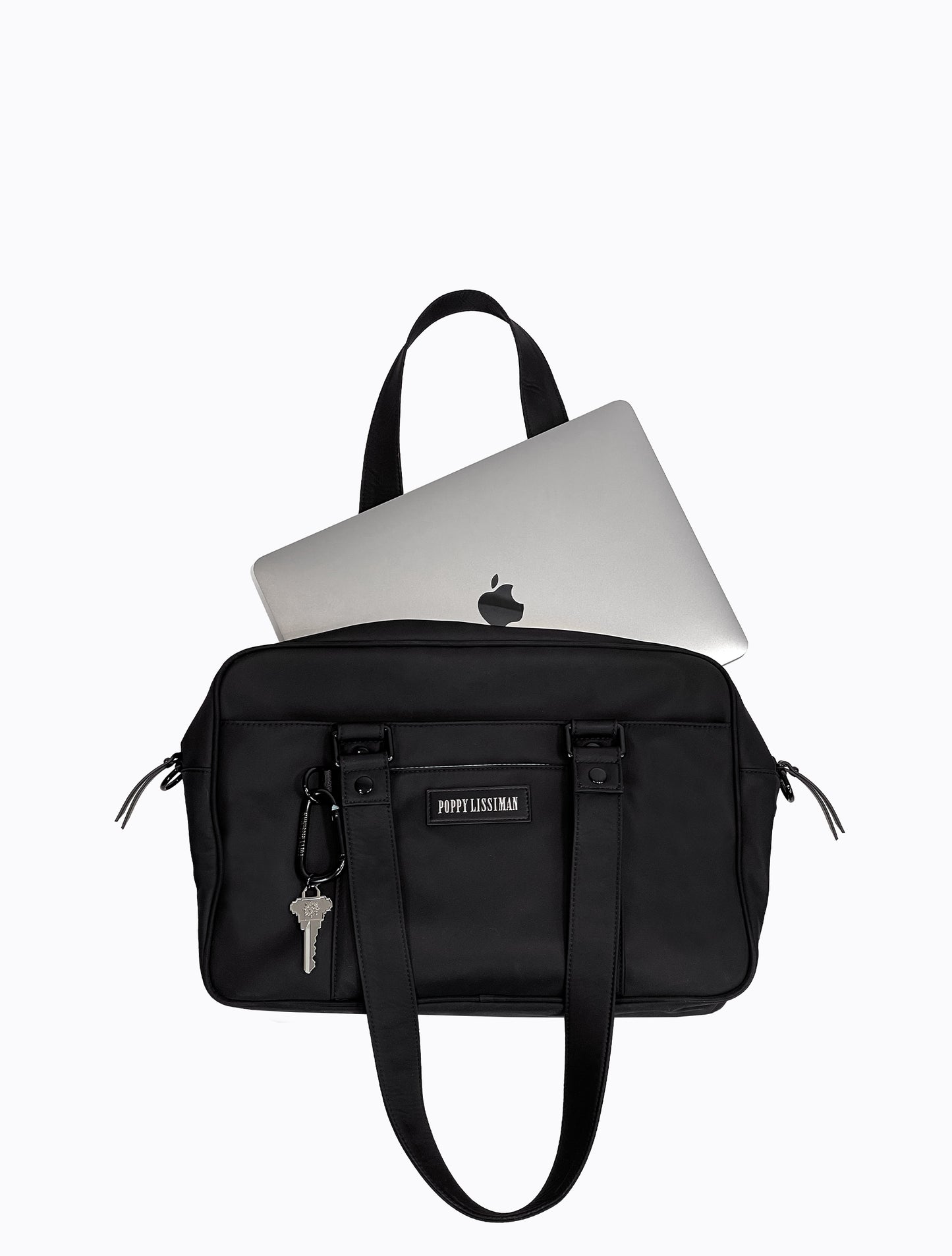 Koko Laptop Bag - Black / Sky Blue