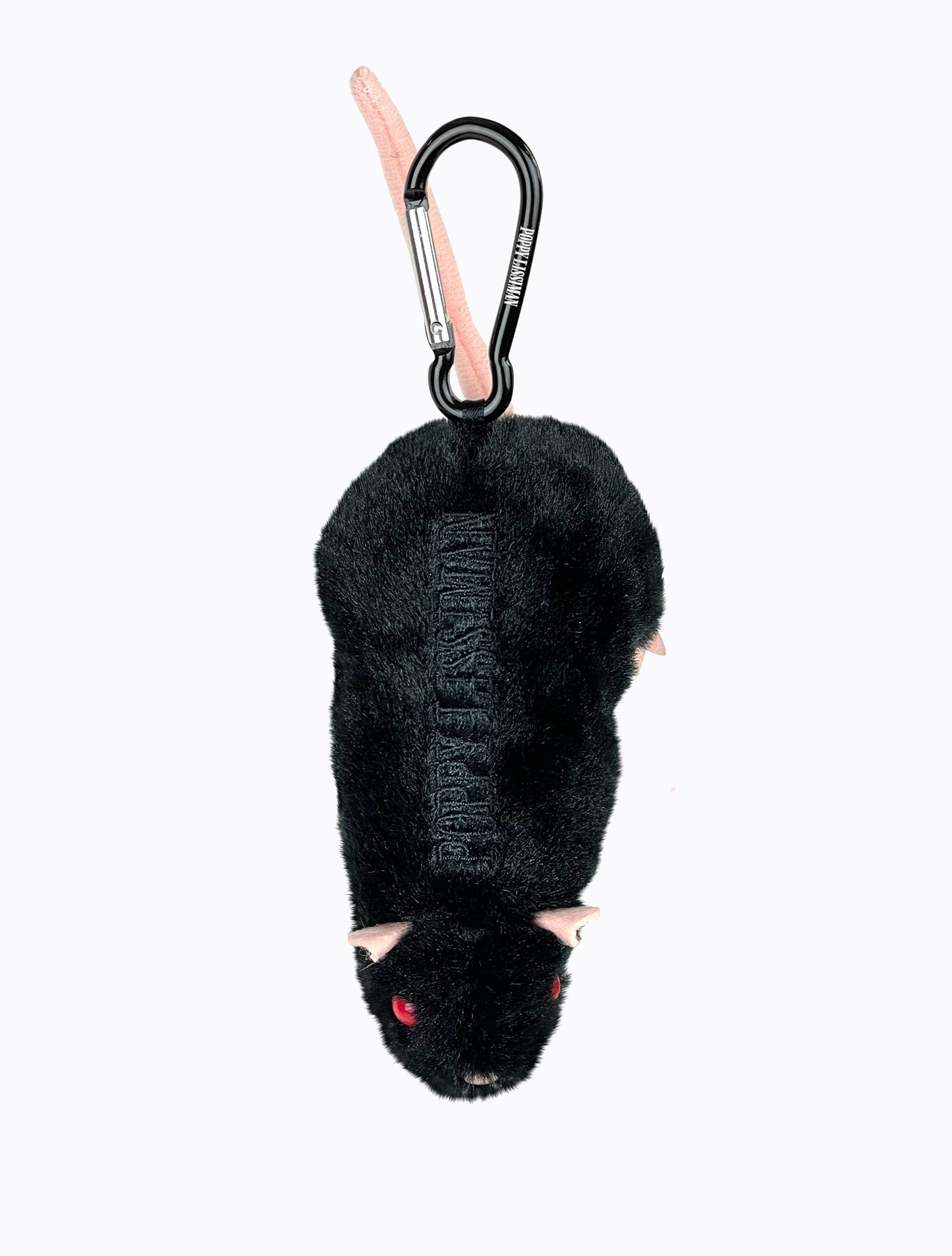 Plush Rat Charm - Black