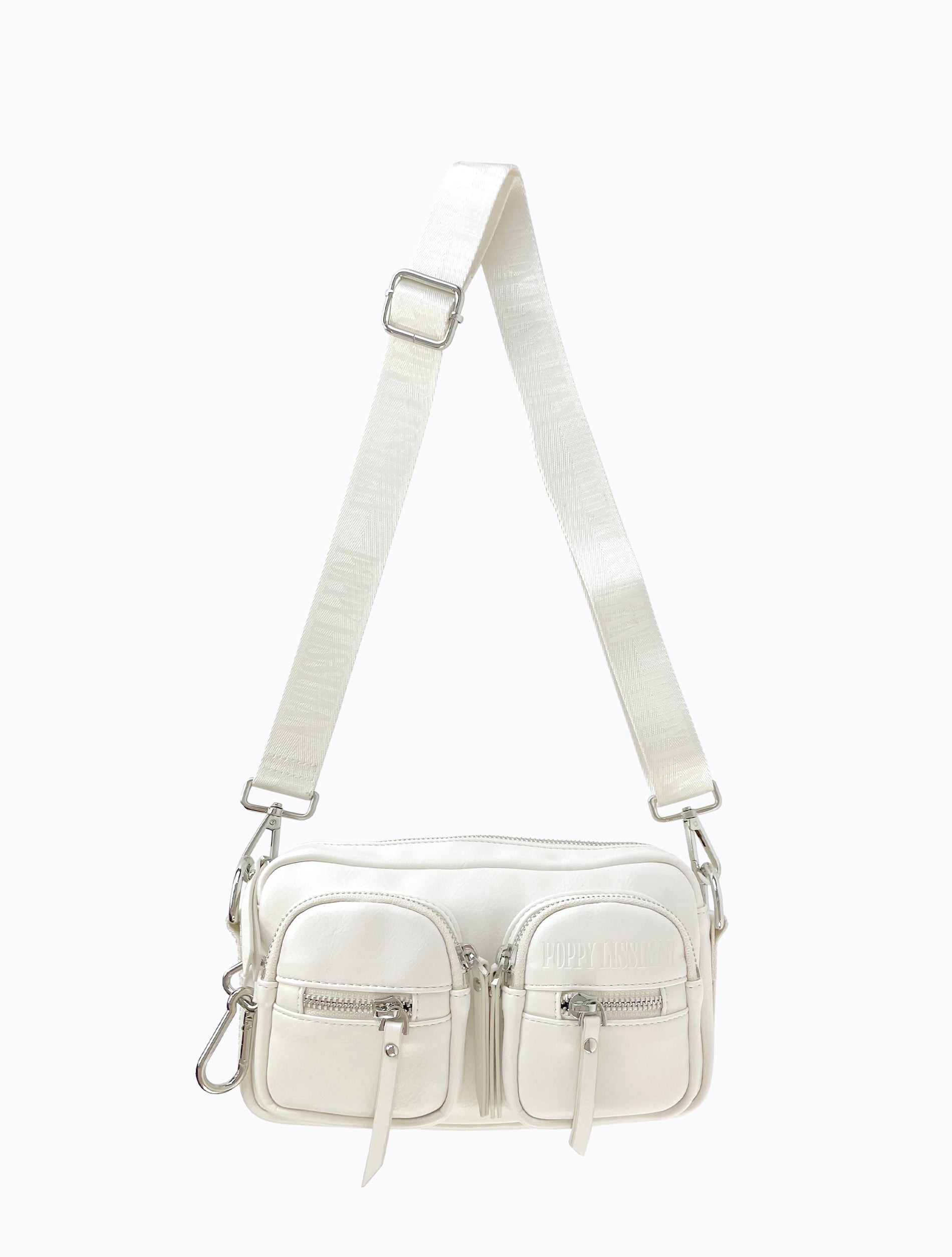 Bobby Faux Leather Blanc