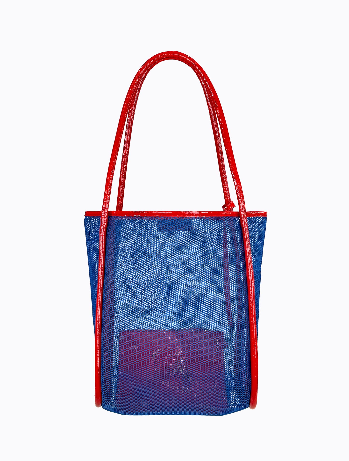 Nana Net Tote - Blue / Cherry