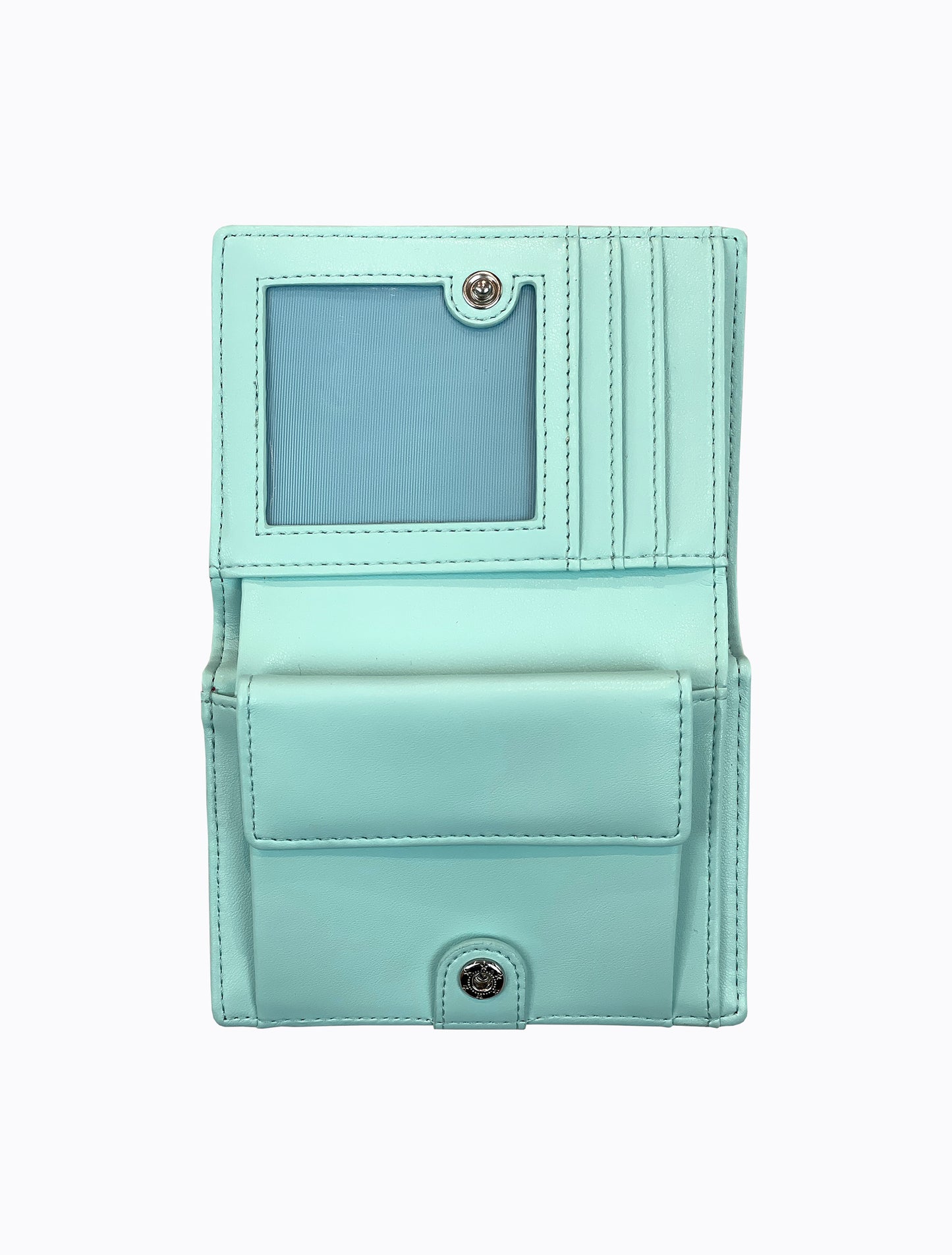 Window Wallet - Cherry / Sky Blue