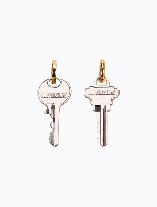 Unlock Earrings - Gold / Silver