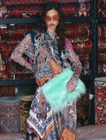 Pammy Clutch - Turquoise
