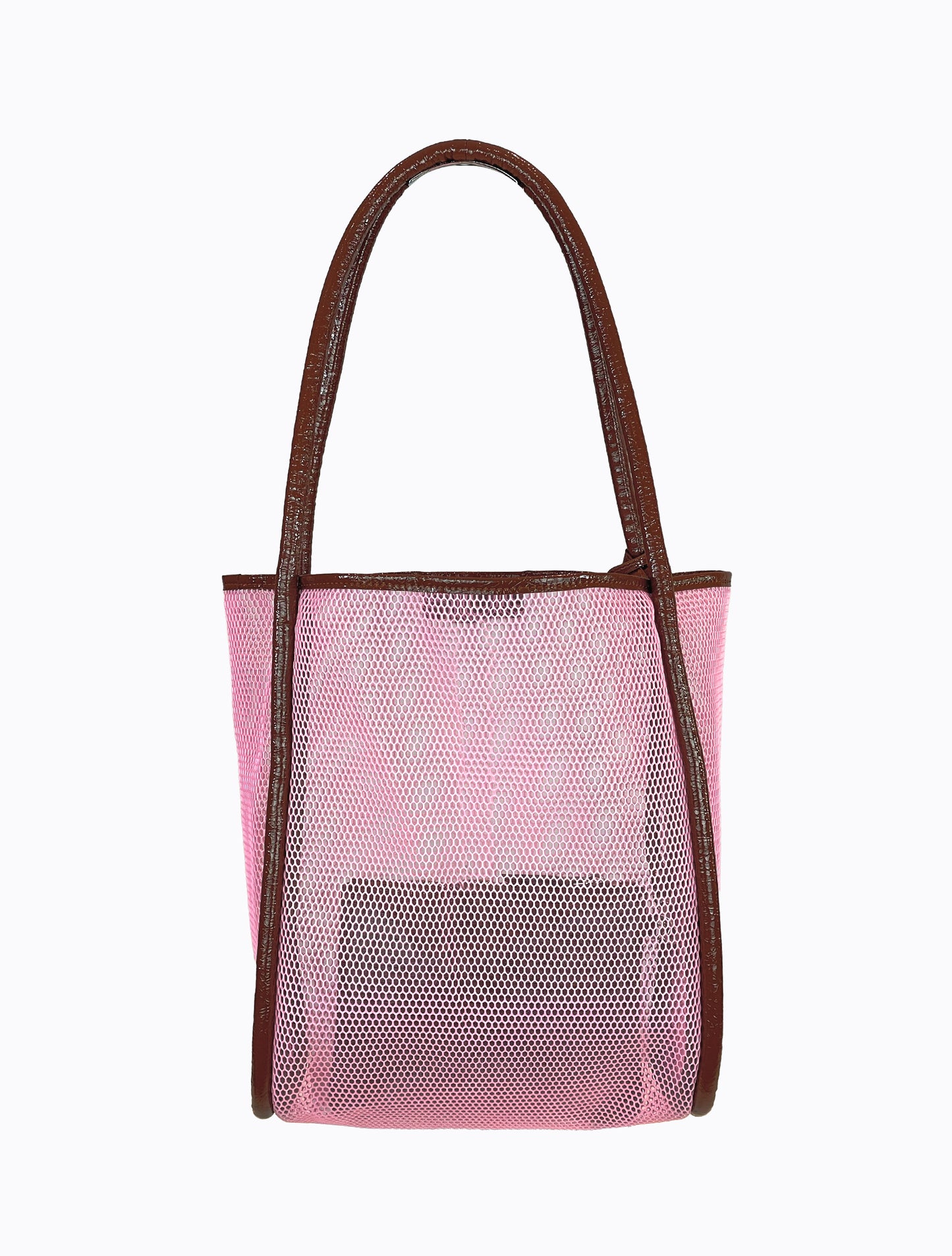 Nana Net Tote - BB Pink / Choc