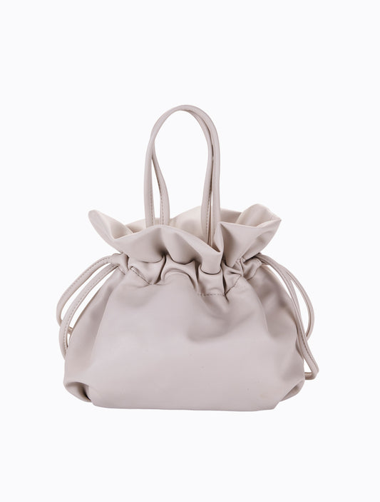 Denny Drawstring Bag - Blanc