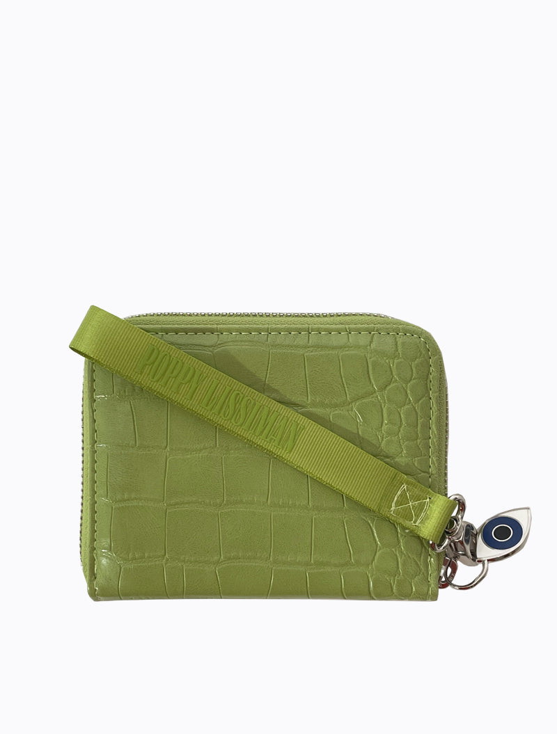 Croc Wallet Lime