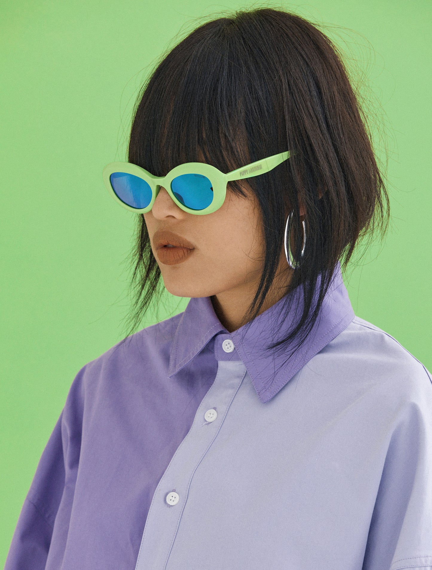 Occasus | Square Neon Yellow Thick Framed Polarized Sunglasses | In stock!  | Otsu in 2023 | Polarized sunglasses, Neon yellow, Polarized